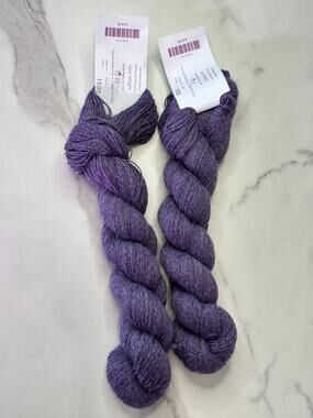 KnitPicks Alpaca Cloud Lace Weight Yarn Destash Lot 5 Skeins Teal Purple 2200Yd